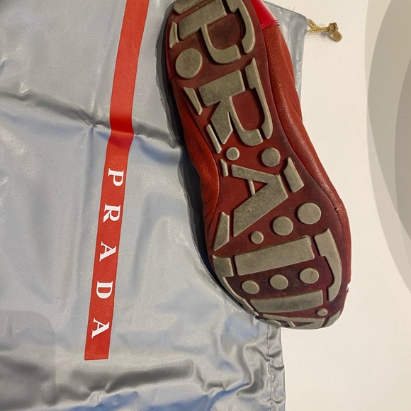 Red Prada Ballet flats - Picture 3 of 4